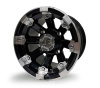 8JX14 H2 4/110/136 Ø14.3C60 ET-10.2 Gloss Black Machined 8911480-31